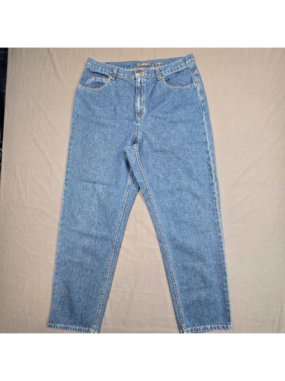 NEW Liz Claiborne 14 Short 14S Womens Classic Straight Leg Denim Jeans Blue